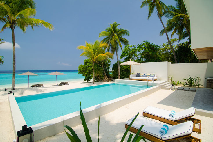 Maldives luxury resort